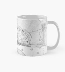 Vintage Karte der Belagerung von Savannah GA (1779) Tasse (Standard)