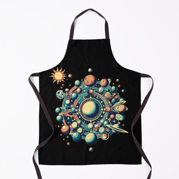 Item preview, Solar Dance: A Retro Journey Through the Planetary Ballet designed and sold by ChromaticBlend.