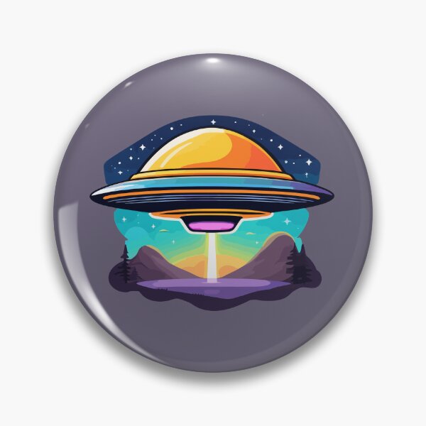 Item preview, UFO over night desert designed and sold by StickerLab4.