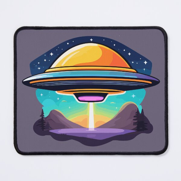 Item preview, UFO over night desert designed and sold by StickerLab4.