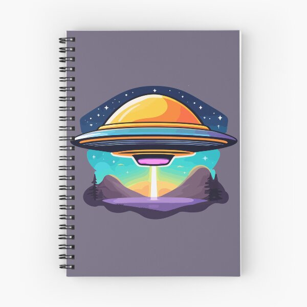 Item preview, UFO over night desert designed and sold by StickerLab4.