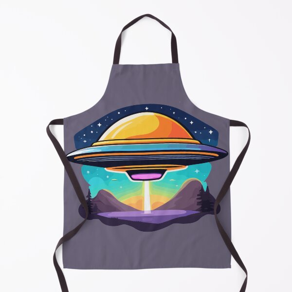 Item preview, UFO over night desert designed and sold by StickerLab4.