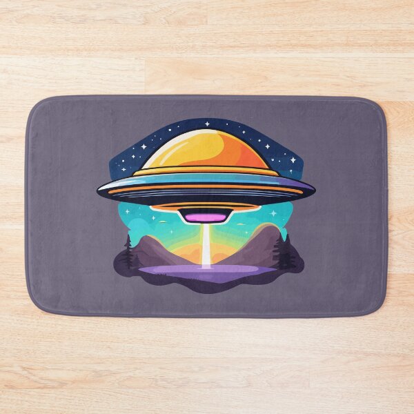 Item preview, UFO over night desert designed and sold by StickerLab4.