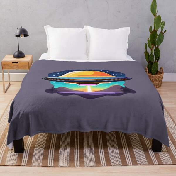 Item preview, UFO over night desert designed and sold by StickerLab4.