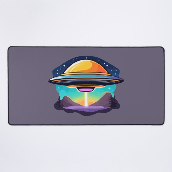 Item preview, UFO over night desert designed and sold by StickerLab4.