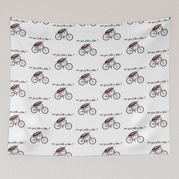 Item preview, bicycle, cycling, cockroach, cockroach cycling, worm designed and sold by LYDIA0304.