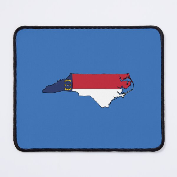 Item preview, North Carolina state shape flag designed and sold by Rachael Taylor.