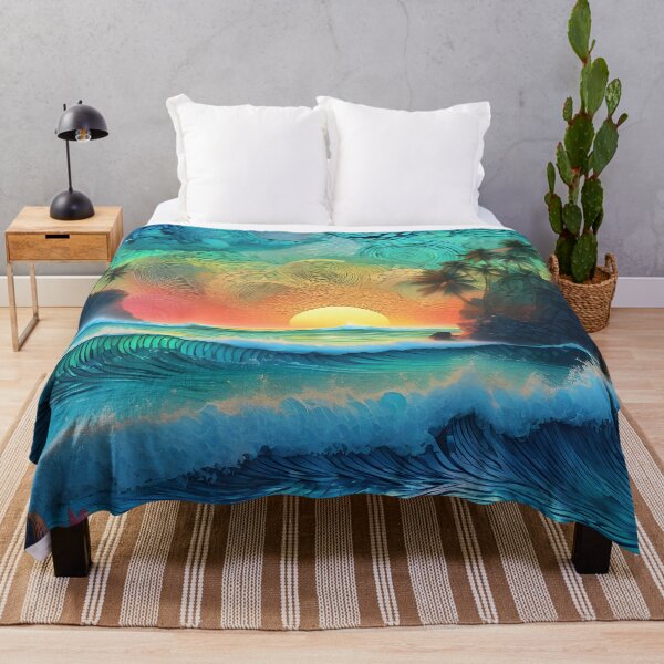 Item preview, Abstract Seascape "Beyond Blues" designed and sold by Artekinium.