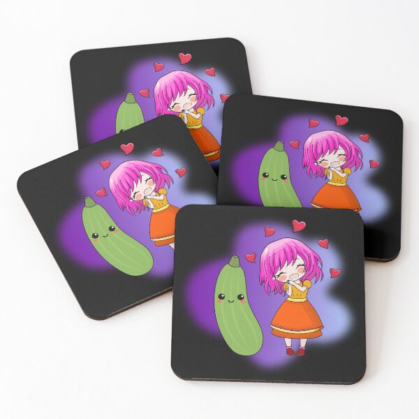 Item preview, Just A Girl Who Loves Pickles Cute Kawaii Cucumber designed and sold by AgataMaria.