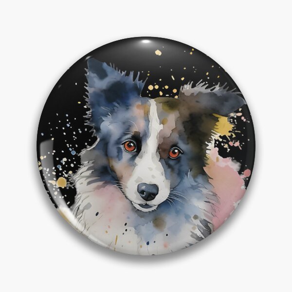 Item preview, Watercolor Border Collie Puppy designed and sold by Amazing-Kortez.