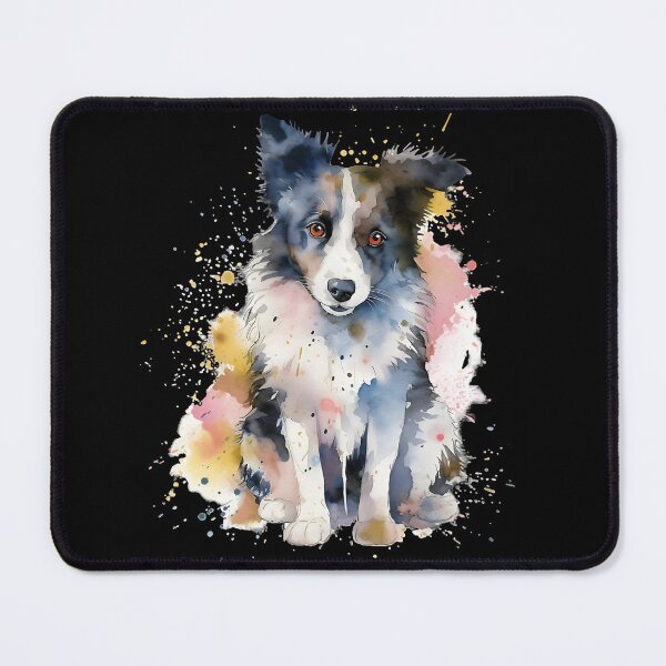 Item preview, Watercolor Border Collie Puppy designed and sold by Amazing-Kortez.