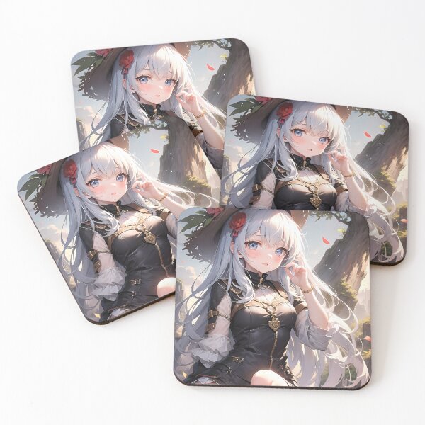 Item preview, Anime princess portrait in a fantasy world art designed and sold by TheArtistOf2022.