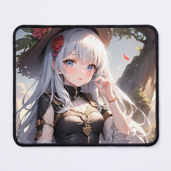 Item preview, Anime princess portrait in a fantasy world art designed and sold by TheArtistOf2022.