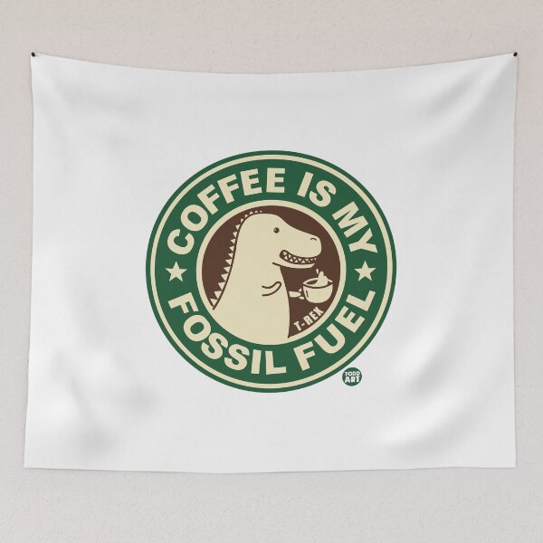 Item preview, COFFEE IS MY FOSSIL FUEL designed and sold by TODD GOLDMAN.