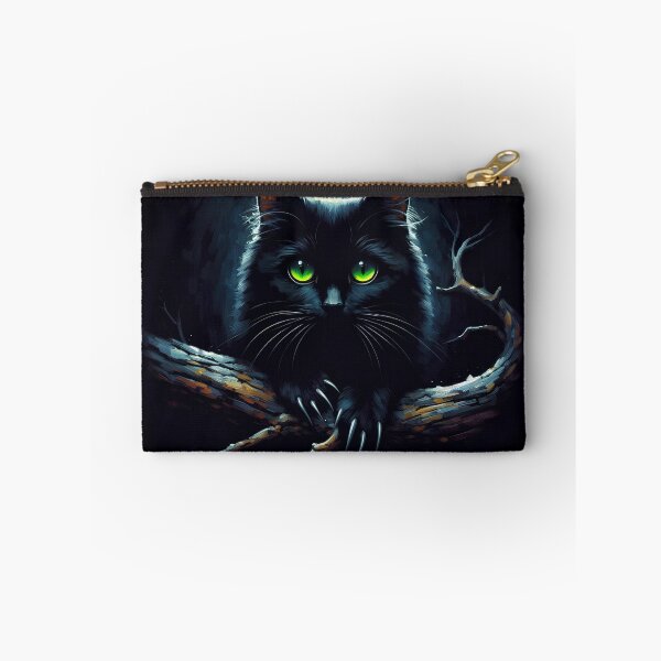 Item preview, pitch black kitty with long sharp claws designed and sold by mariacatsfan.