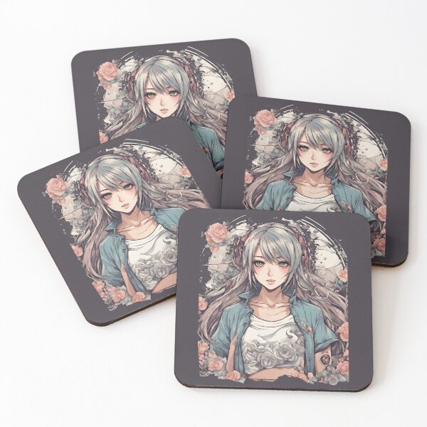 Item preview, Serenity Blossom Anime Woman Manga Character designed and sold by SayItWithYours.