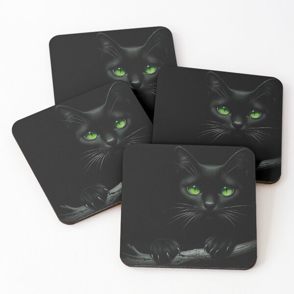 Item preview, pitch black kitty designed and sold by mariacatsfan.