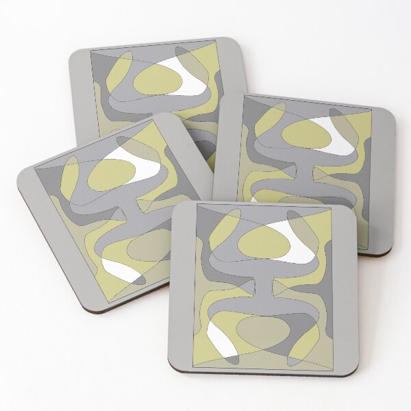 Item preview, patterns with gray and yellow tones designed and sold by azet-art.