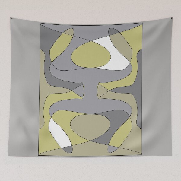 Item preview, patterns with gray and yellow tones designed and sold by azet-art.