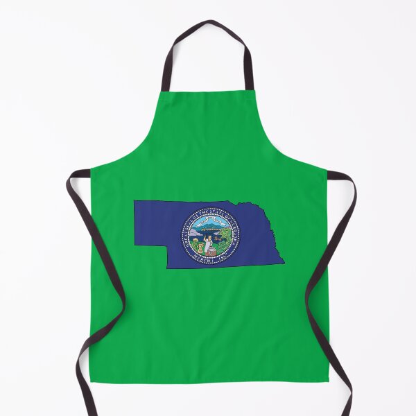 Item preview, Nebraska state shape flag designed and sold by Rachael Taylor.