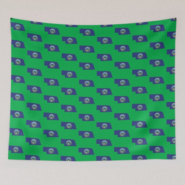 Item preview, Nebraska state shape flag designed and sold by Rachael Taylor.