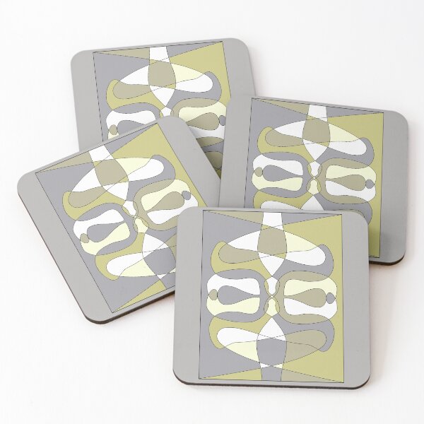 Item preview, patterns with gray and yellow tones designed and sold by azet-art.