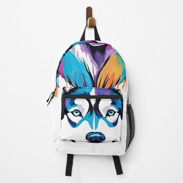 Item preview, a gift for lovers of colorful dogs, husky, 1 designed and sold by GroonSpace.