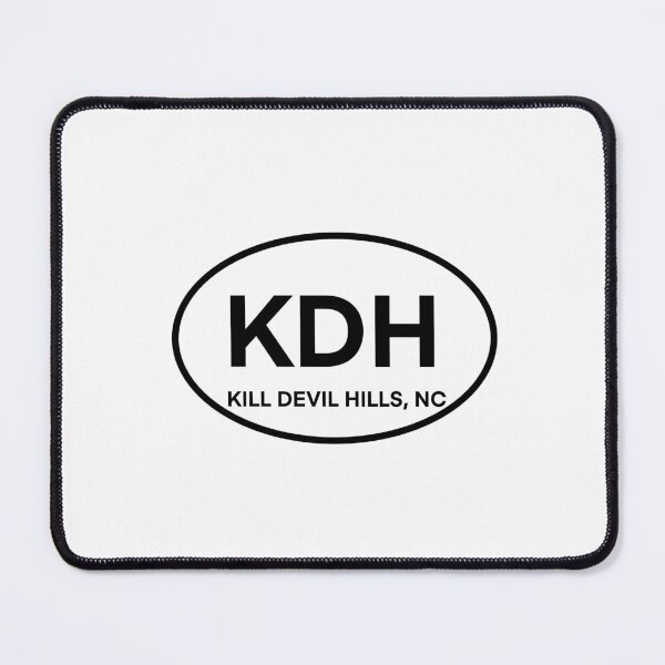 Item preview, Hill Devil Hills Oval - KDH - Outerbanks designed and sold by delmarvastickers.