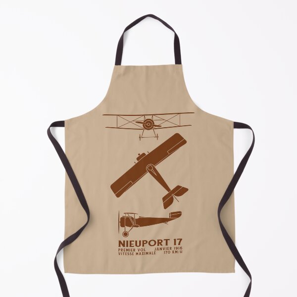 Item preview, Nieuport 17 WW1 French Biplane Infographic Silhouette Diagrams designed and sold by MilitaryMart.