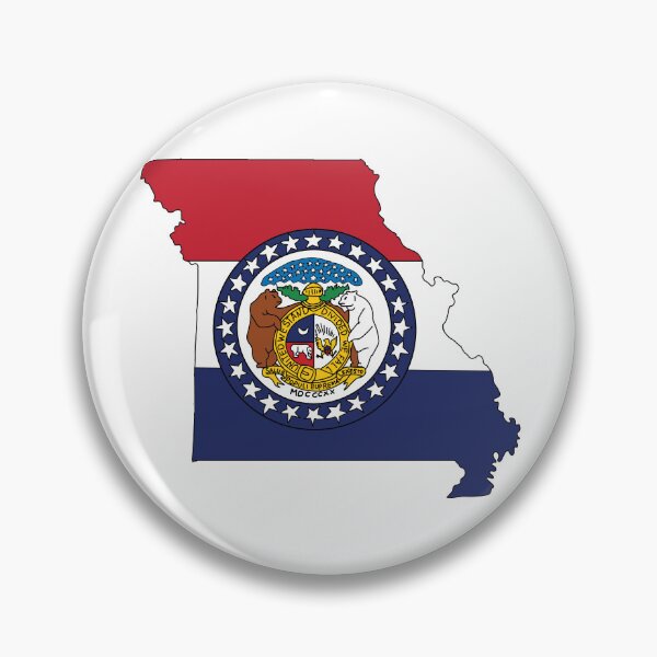 Item preview, Missouri state shape flag designed and sold by Rachael Taylor.