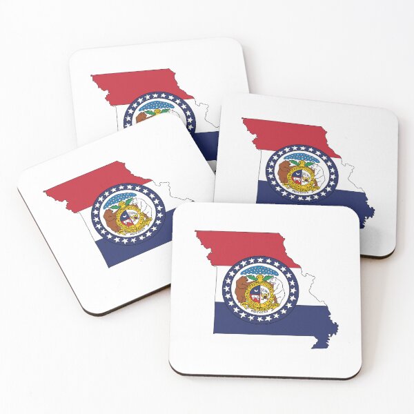 Item preview, Missouri state shape flag designed and sold by Rachael Taylor.