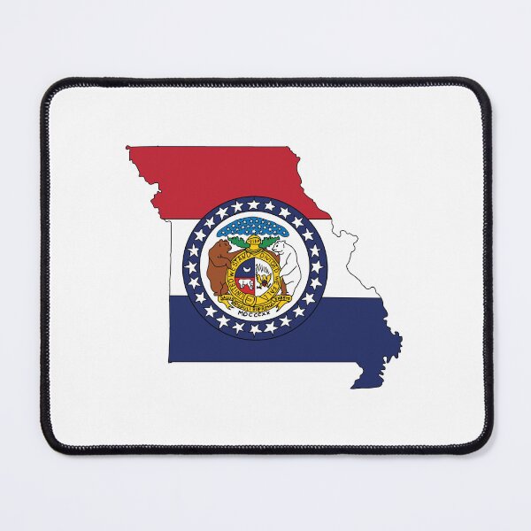 Item preview, Missouri state shape flag designed and sold by Rachael Taylor.