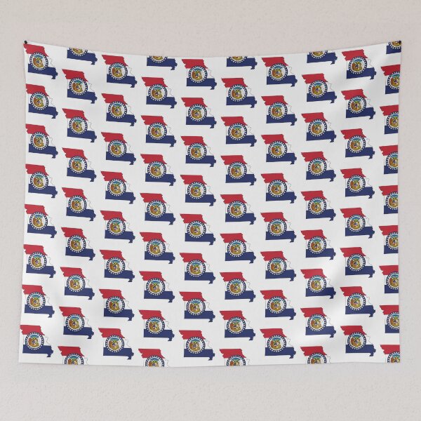 Item preview, Missouri state shape flag designed and sold by Rachael Taylor.
