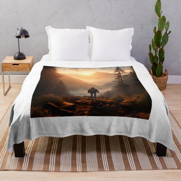 Item preview, Hiking in Solitude: A Journey Through the Misty Forest designed and sold by Shirtastically.