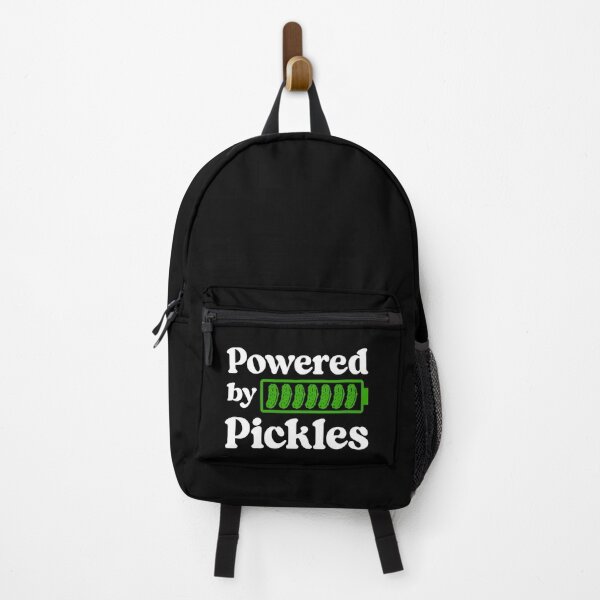 Item preview, Powered By Pickles Funny Gitts For Pickle Lovers designed and sold by AgataMaria.