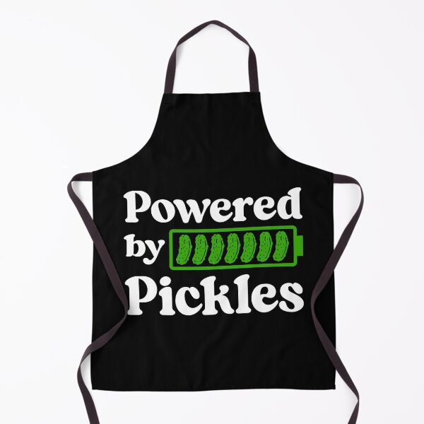 Item preview, Powered By Pickles Funny Gitts For Pickle Lovers designed and sold by AgataMaria.