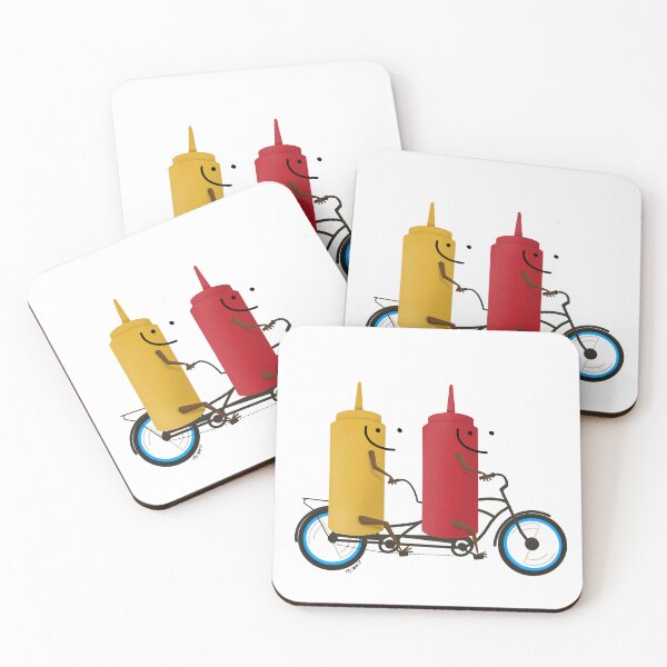 Item preview, Ketchup and Mustard designed and sold by furrrbuttt.