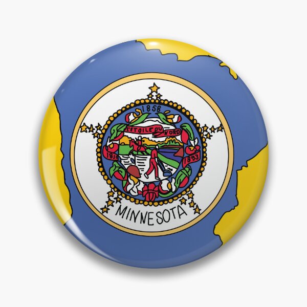 Item preview, Minnesota state shape flag designed and sold by Rachael Taylor.