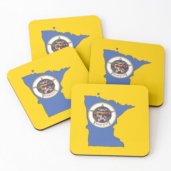 Item preview, Minnesota state shape flag designed and sold by Rachael Taylor.