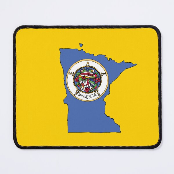 Item preview, Minnesota state shape flag designed and sold by Rachael Taylor.