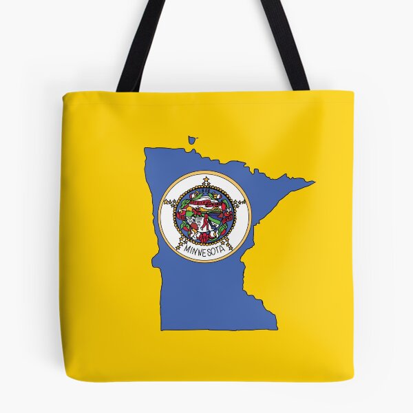 Item preview, Minnesota state shape flag designed and sold by Rachael Taylor.