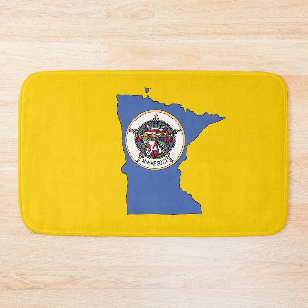Item preview, Minnesota state shape flag designed and sold by Rachael Taylor.