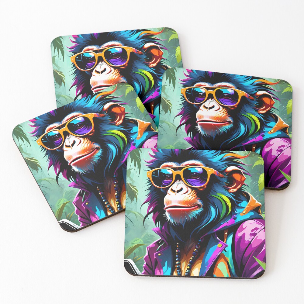 Item preview, Coasters (Set of 4) designed and sold by DistortedBrain.