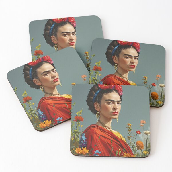 Item preview, Frida Kahlo Dutch View Portrait  designed and sold by AIbrushedHamlet.