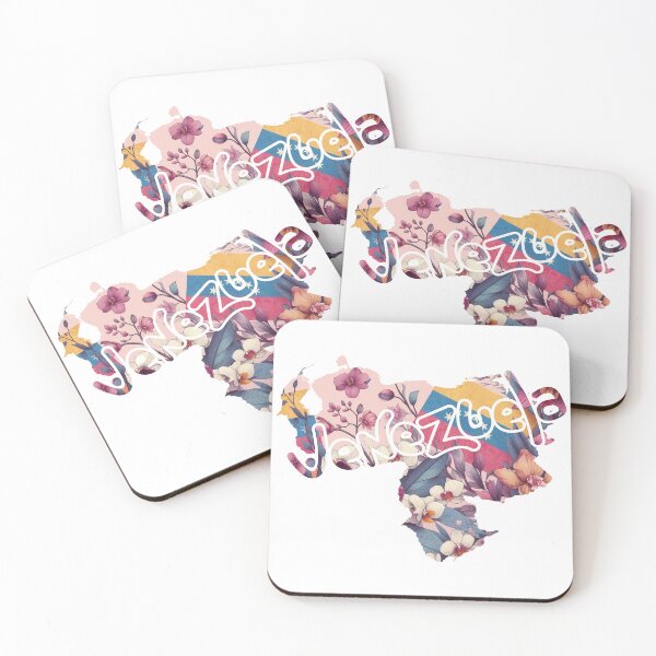 Item preview, Venezuela Floral Map designed and sold by Naau.us.