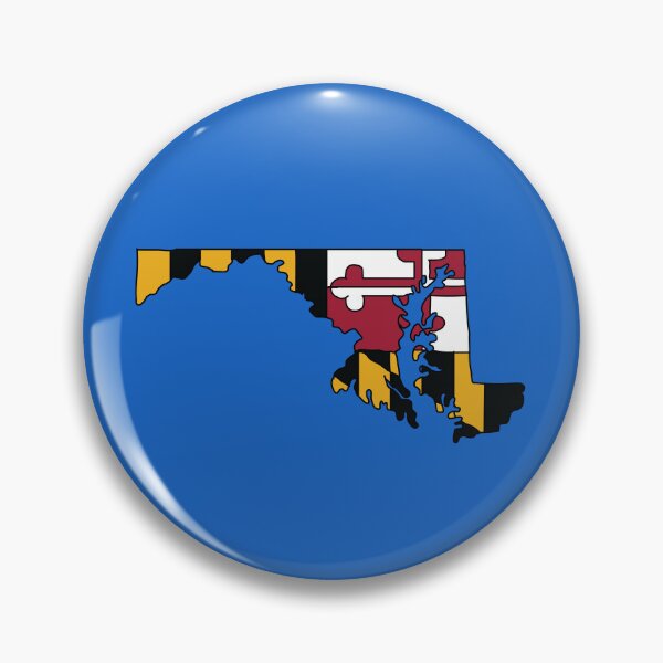 Item preview, Maryland state shape flag designed and sold by Rachael Taylor.