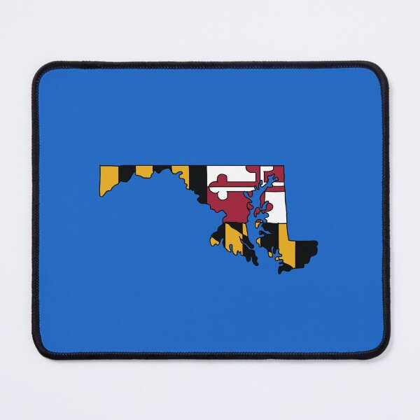 Item preview, Maryland state shape flag designed and sold by Rachael Taylor.