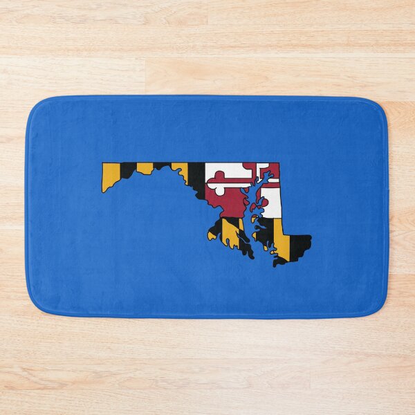 Item preview, Maryland state shape flag designed and sold by Rachael Taylor.