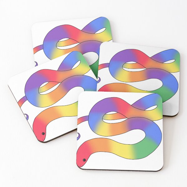 Item preview, Gay pride snake! designed and sold by Artist-in-space.