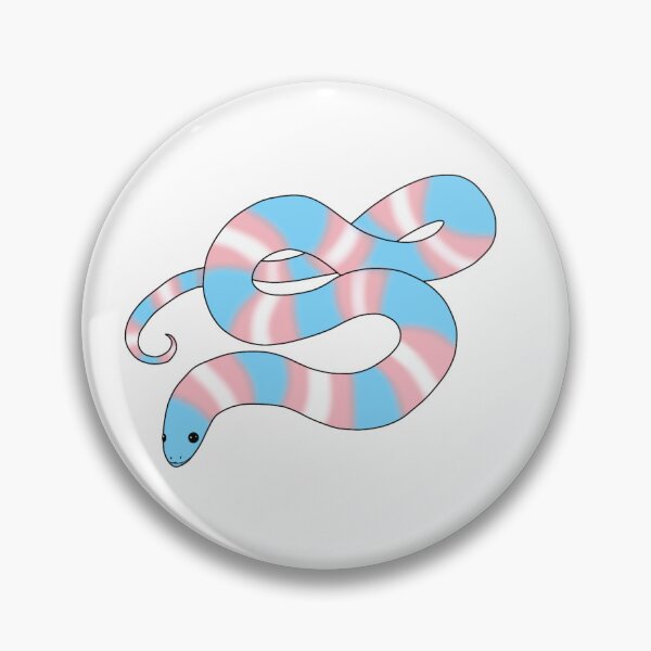 Item preview, Trans pride snake! designed and sold by Artist-in-space.